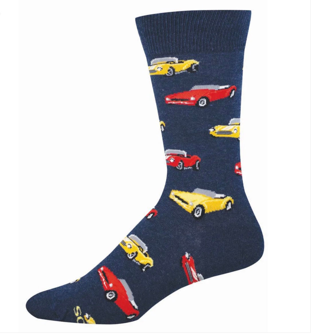 Men, Classic Cars Navy Heather