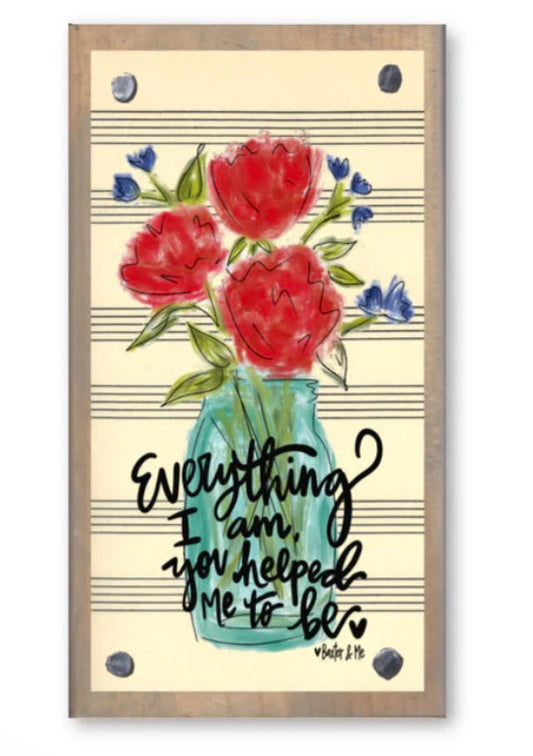 Everything I Am Driftwood Happy Block