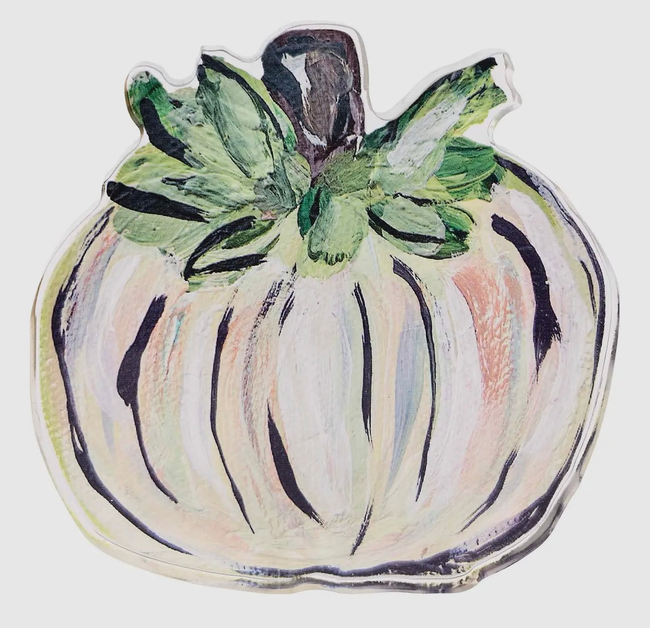 Heirloom Green Pumpkin Acrylic Stand