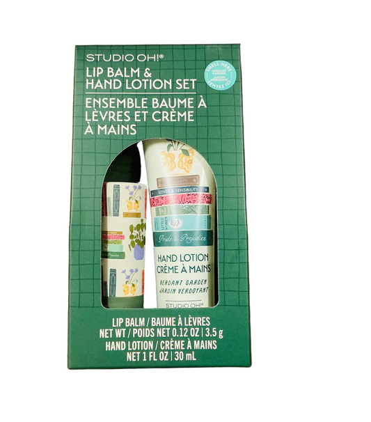 Cozy Reads Lip Balm & Hand Lotion Set