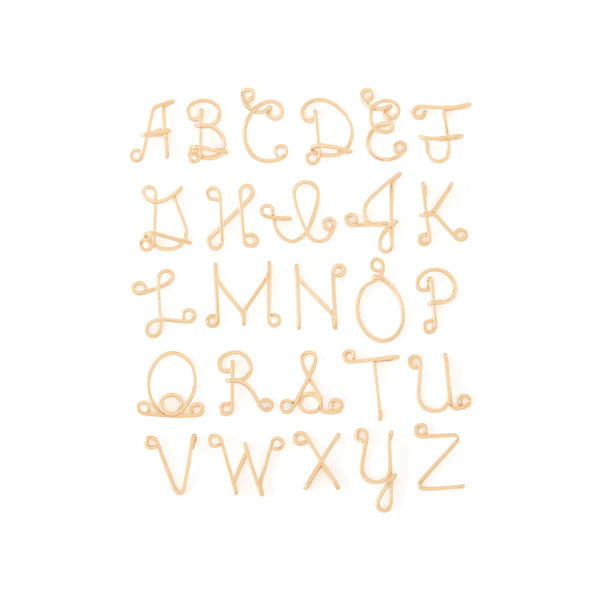 Initial Pendant - Gold