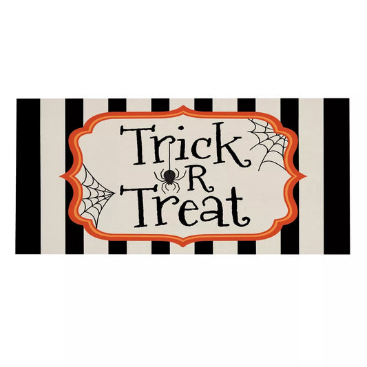 Striped Trick or Treat Switch Mat