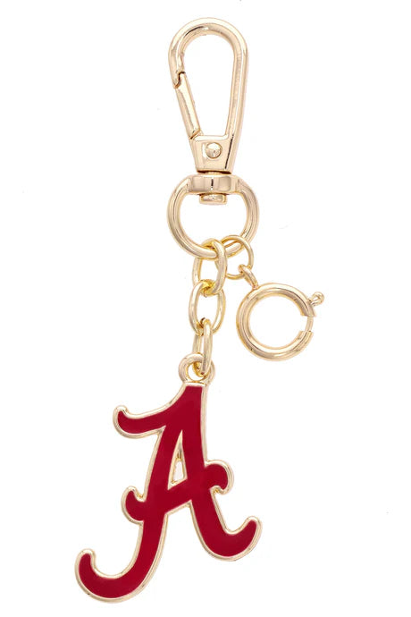 Alabama Crimson Tide Enamel Logo Bag Charm