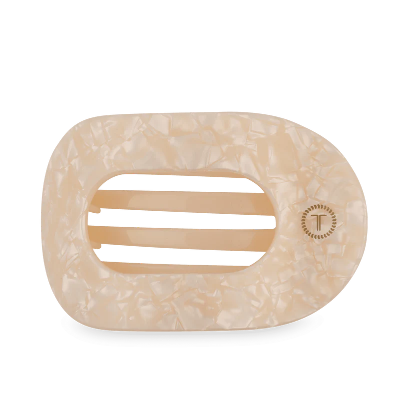 Soft Surf Flat Round Hair Clip Large