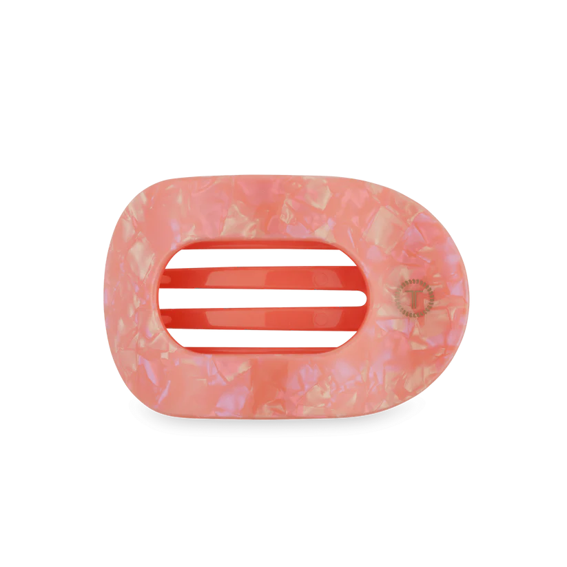 Dreamsicle Flat Round Hair Clip Medium