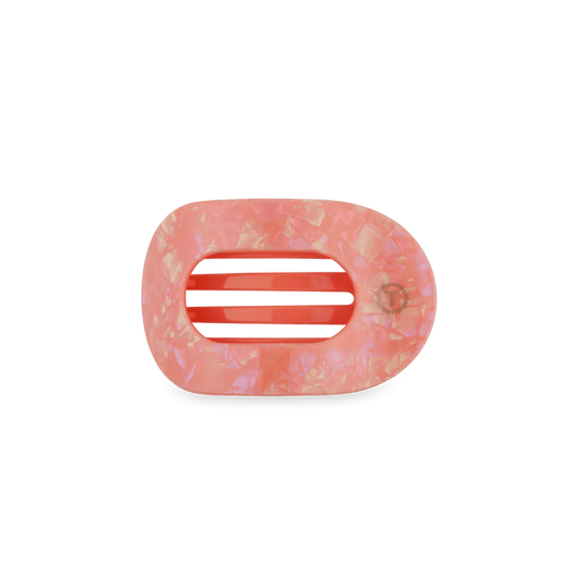 Dreamsicle Flat Round Hair Clip Small