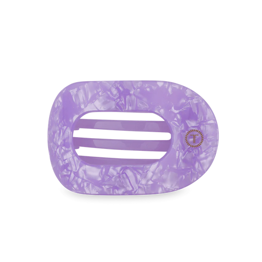 Lavender Mist Flat Round Hair Clip Medium