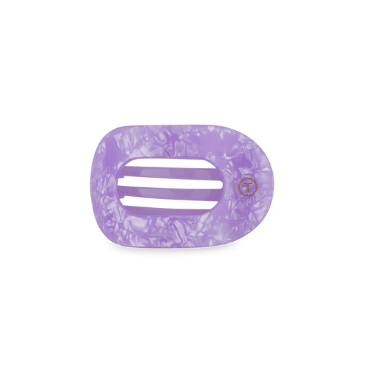 Lavender Mist Flat Round Hair Clip Small