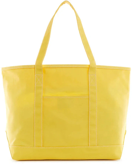 Medium Tote, Coated Canvas, Daffodil
