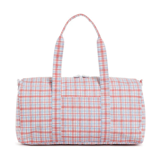 Weekender Duffel Bag, Classic Plaid Red