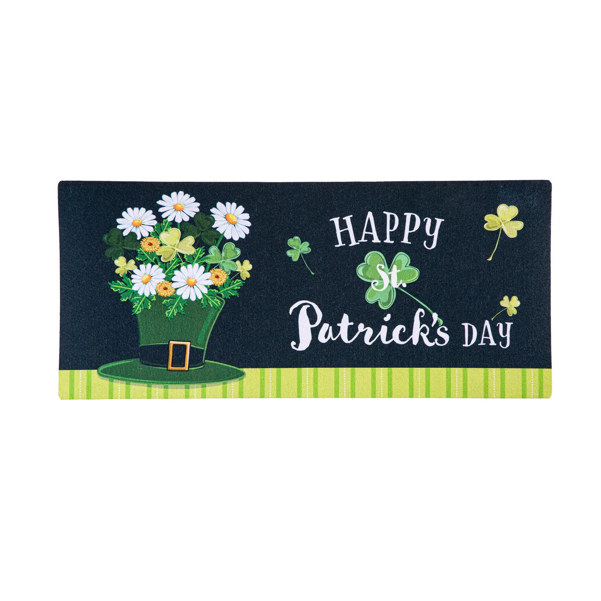 Switch Mat, Happy St. Patrick's Day Floral Hat