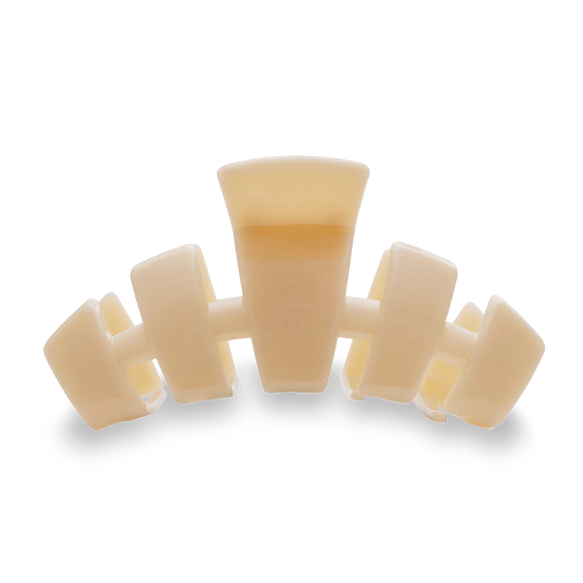 Almond Beige Classic Hair Clip Large