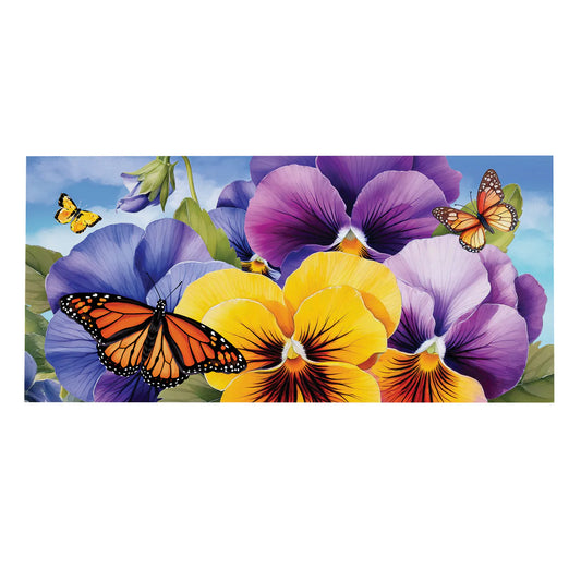 Pansies & Butterflies Switch Mat