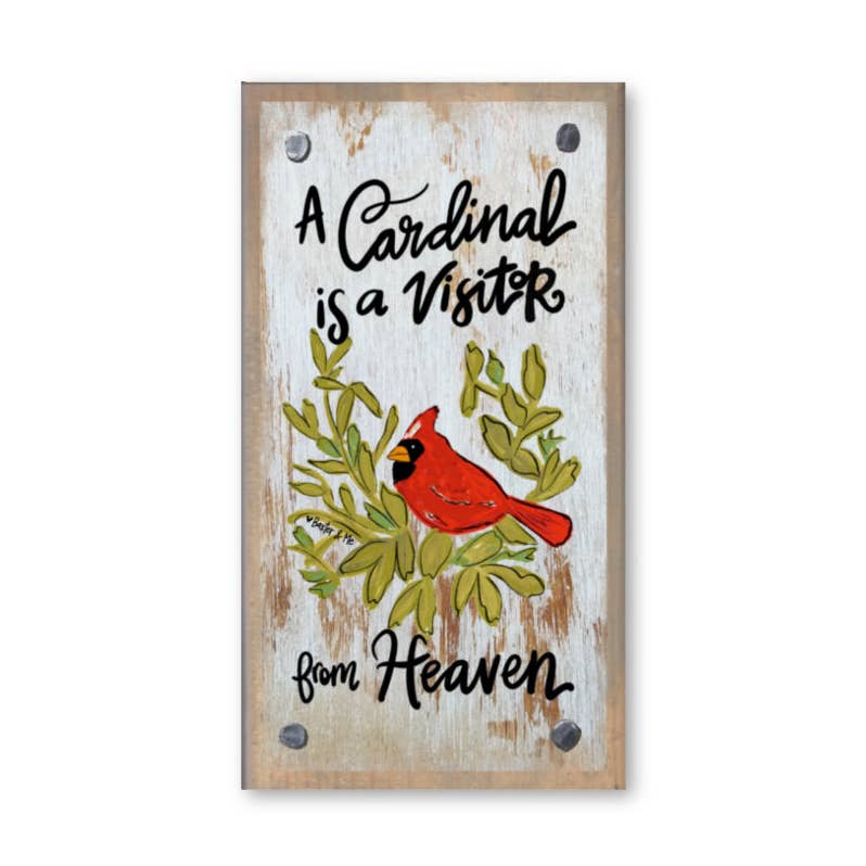 Visitor From Heaven Driftwood Happy Block