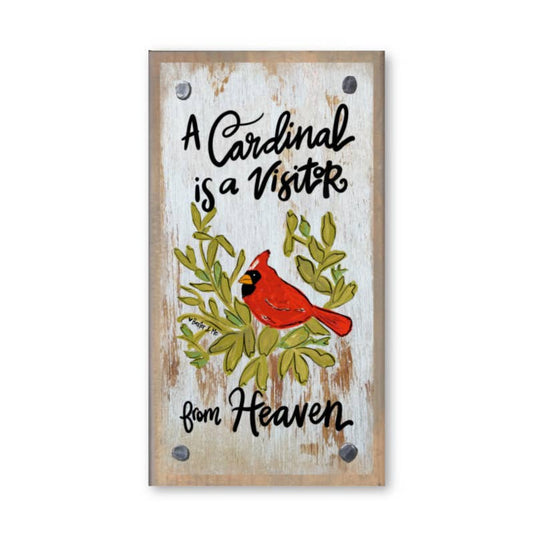 Visitor From Heaven Driftwood Happy Block
