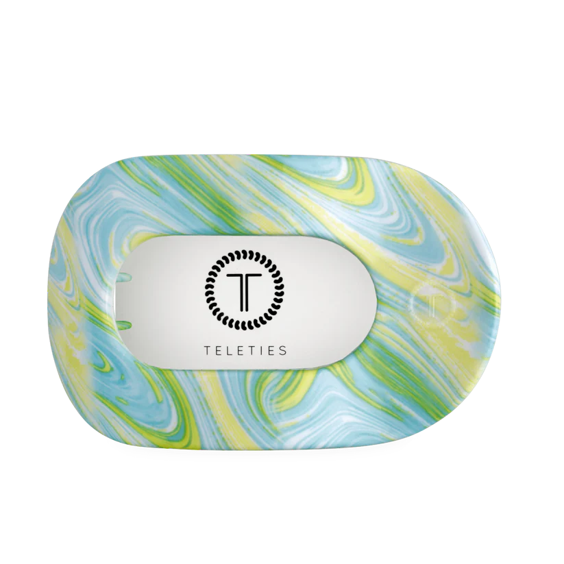 By the Sea Shore, Flat Round Hair Clip Large
