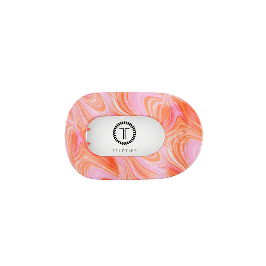 Just Keep Swimming, Flat Round Hair Clip Medium