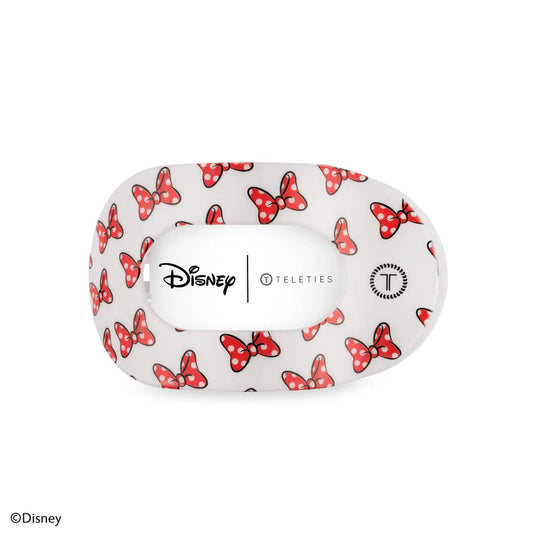 Minnie Mouse Loves Her Bows! Flat Round Hair Clip Medium