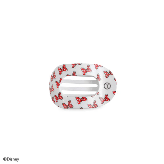 Minnie Mouse Loves Her Bows! Flat Round Hair Clip Tiny