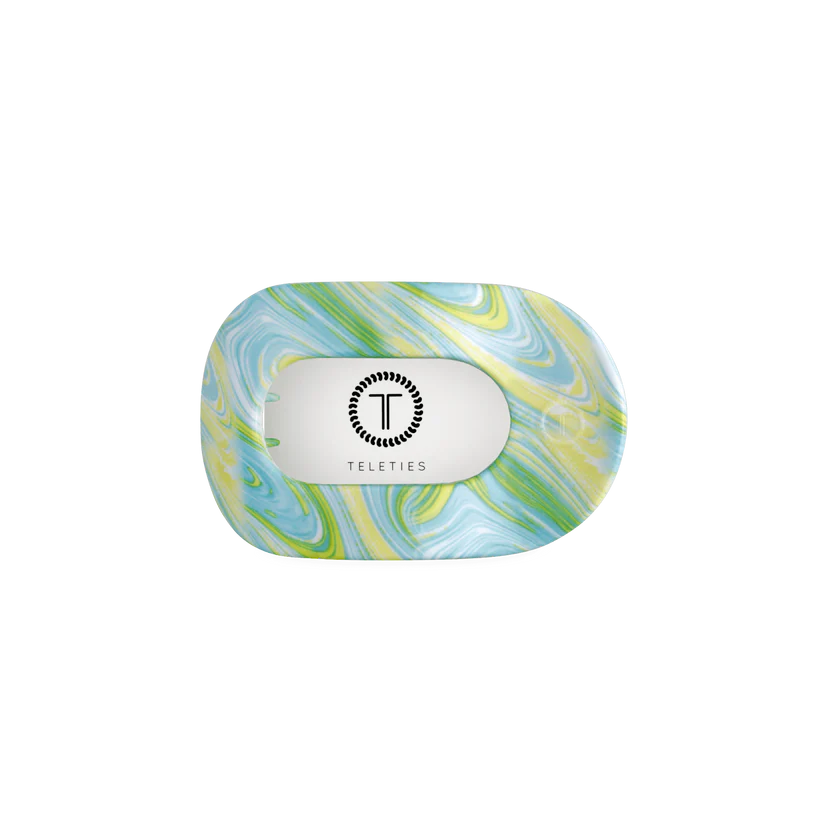 By the Sea Shore, Flat Round Hair Clip Small