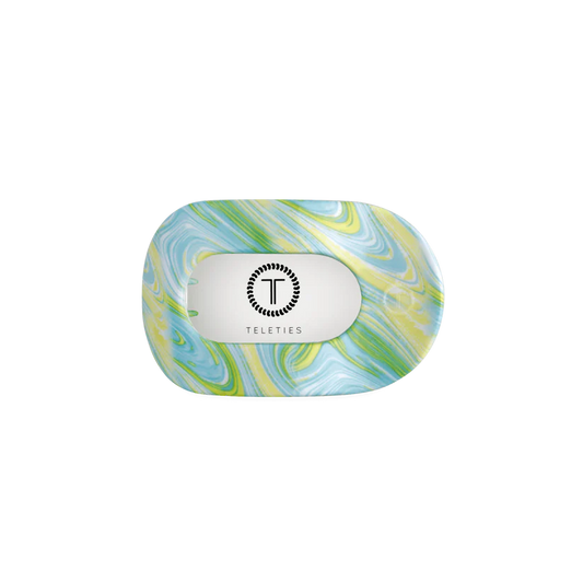 By the Sea Shore, Flat Round Hair Clip Small