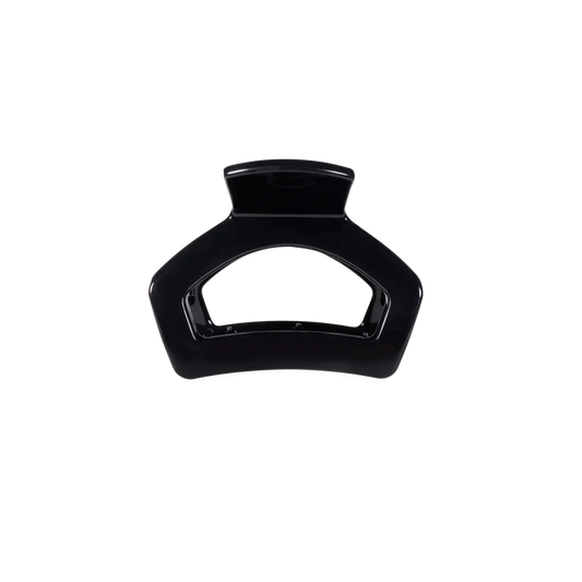 Jet Black Open Hair Clip Petite