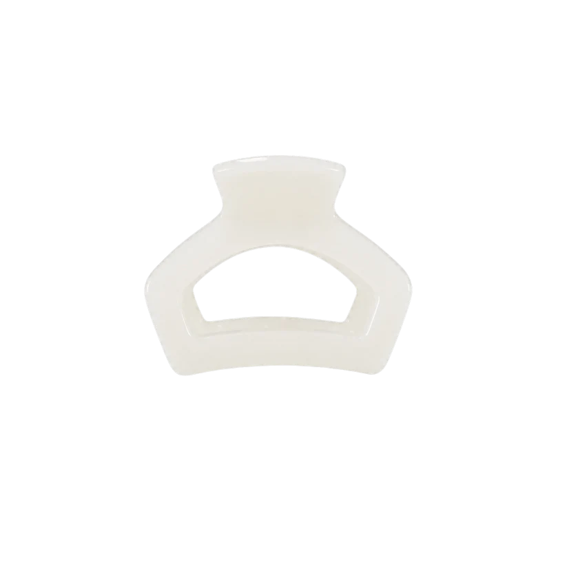 Coconut White Open Hair Clip Petite