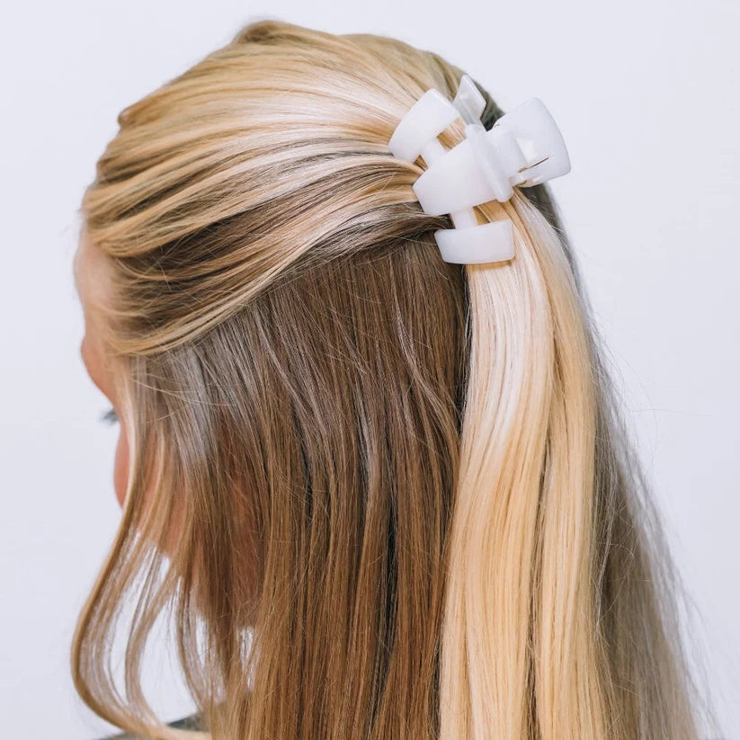 Coconut White Classic Claw Clip Petite