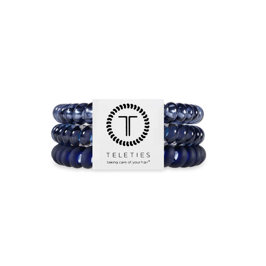 Nightfall Navy Hair Ties Small