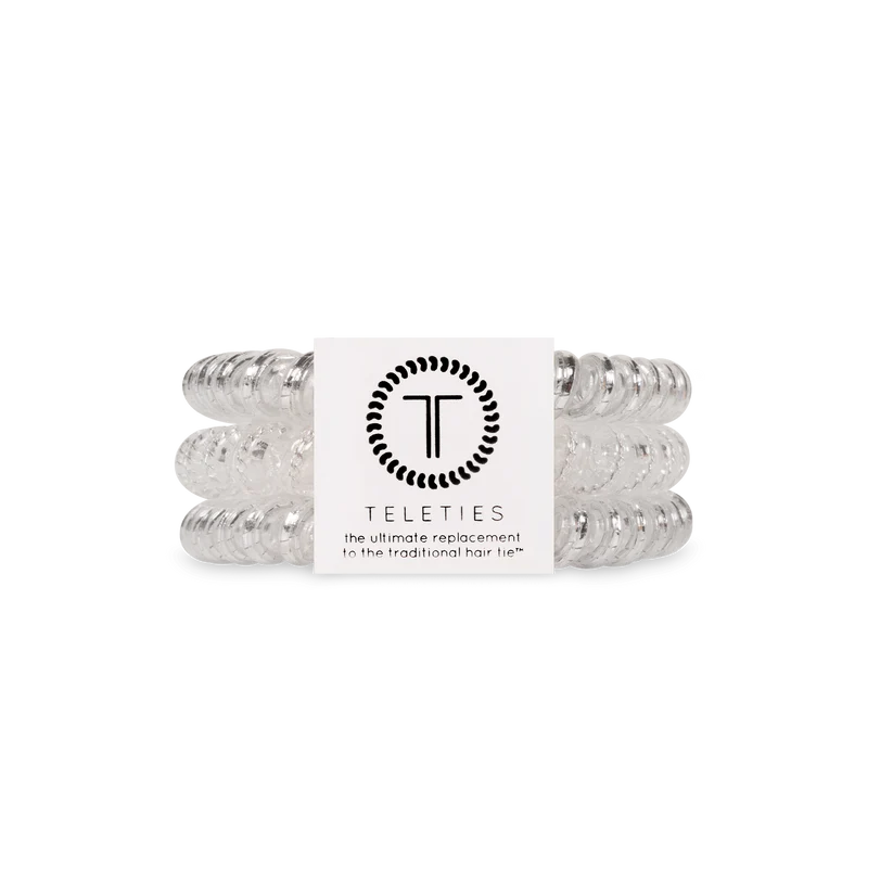 Silver Slay Hair Ties Small