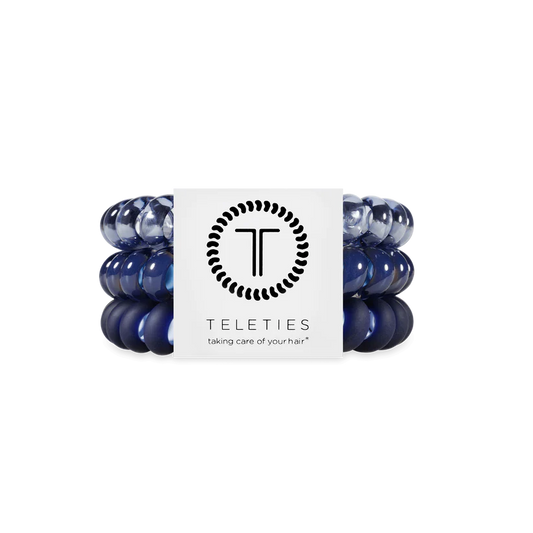 Nightfall Navy Hair Ties Large