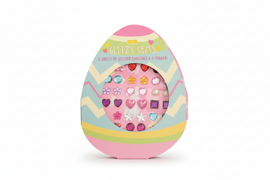 Easter Sticker Earrings, Egg