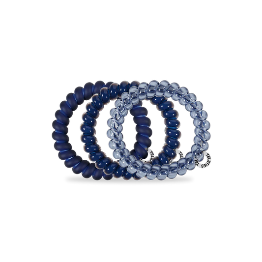 Nightfall Navy Hair Ties Large