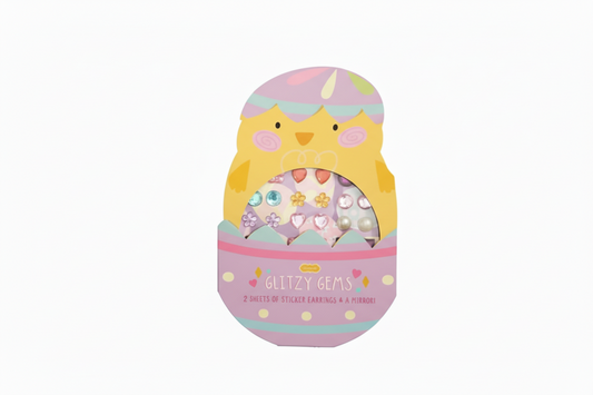 Easter Sticker Earrings, Chick