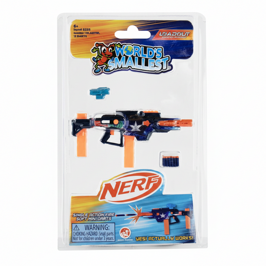 Worlds Smallest Super Soaker and Nerf Blaster
