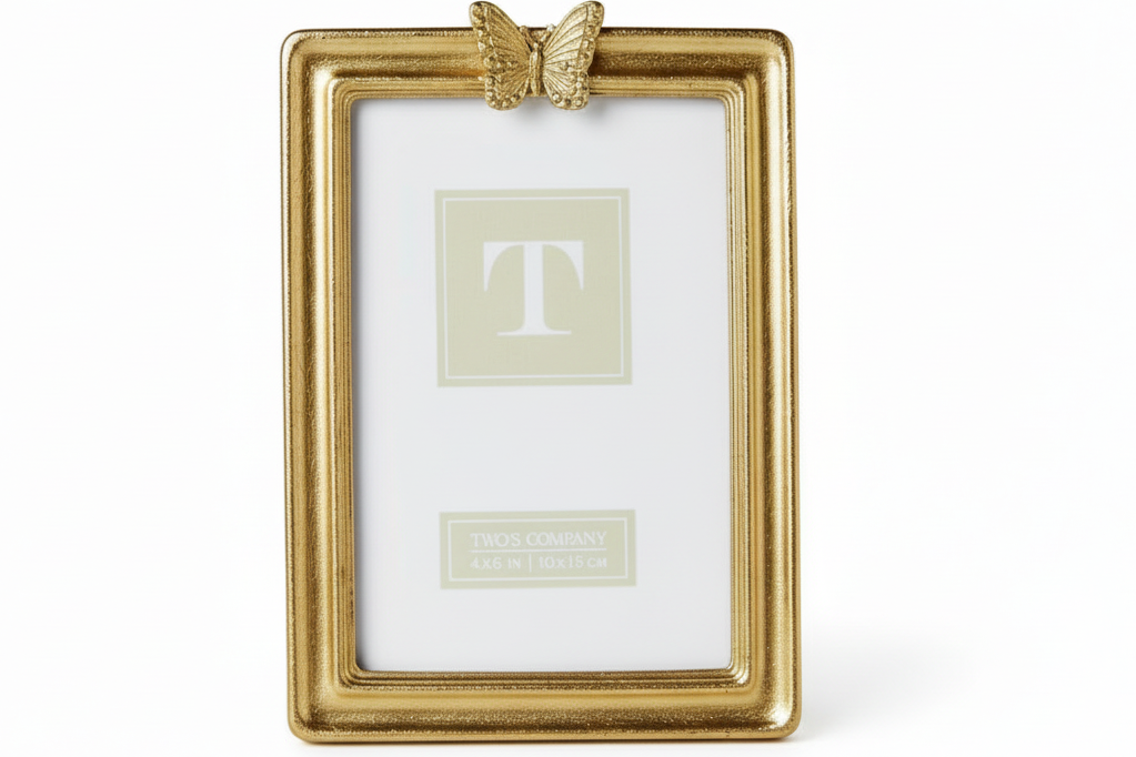 Golden Butterfly Photo Frame 4X6