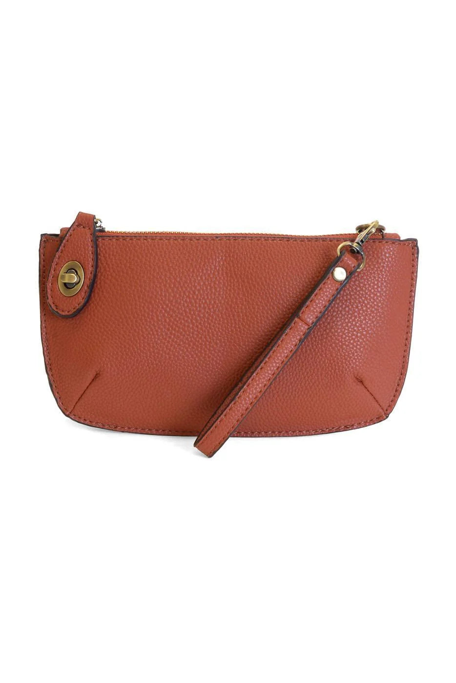 Mini Crossbody Wristlet Clutch Amber