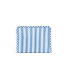 Roadie Medium Zip Pouch, Pimlico Stripe Chambray