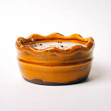 Cinnamon Donuts & Coffee, Ruffled Bowl
