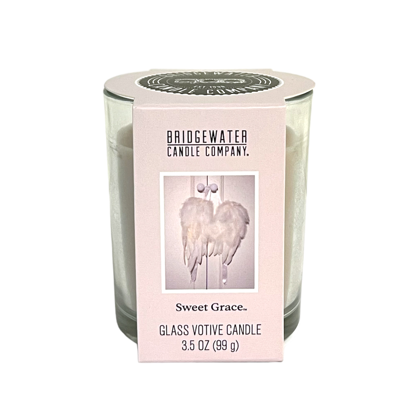 Sweet Grace Glass Votive Candle