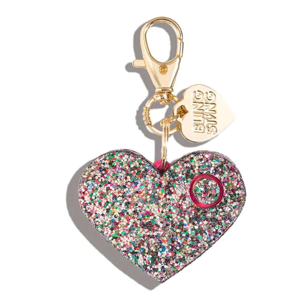 Glitter Heart Safety Alarm by Bling Sting, Confetti