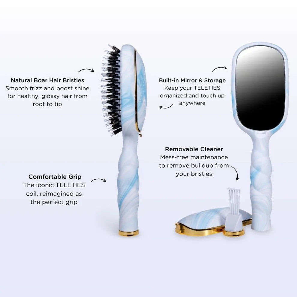Boar Bristle Hair Brush, Tide & True