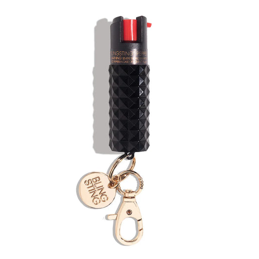 Pepper Spray by Blingsting Studded Black