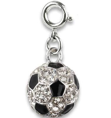 Sparkle Soccer Ball Charm
