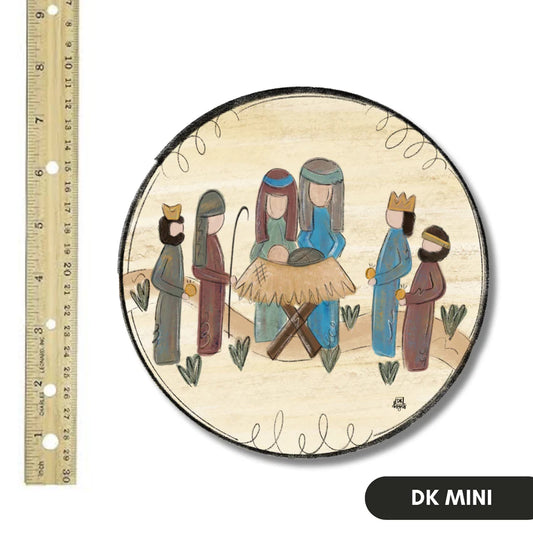 Door Hanger Attachment, Nativity Circle Mini