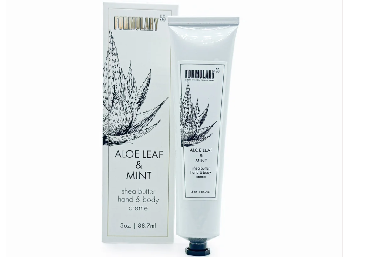 On the Go Hand and Body Creme, Aloe Leaf & Mint