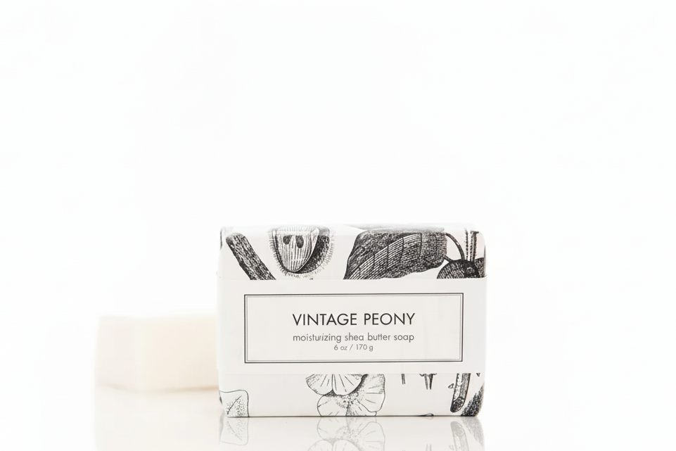 Shea Butter Soap, Vintage Peony