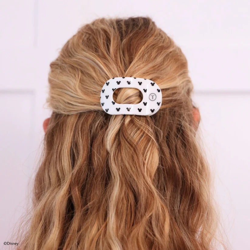 Iconic Mickey Mouse, Flat Round Hair Clip Tiny