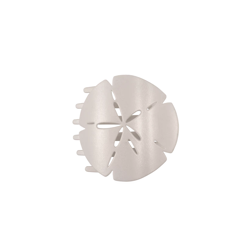 Sand Dollar, Flat Round Hair Clip Medium