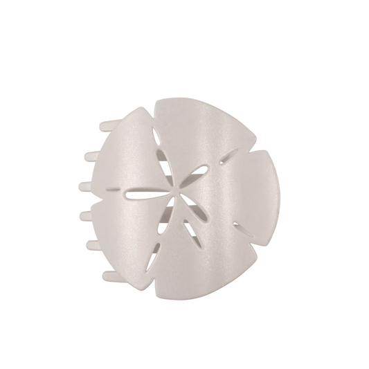 Sand Dollar, Flat Round Hair Clip Large